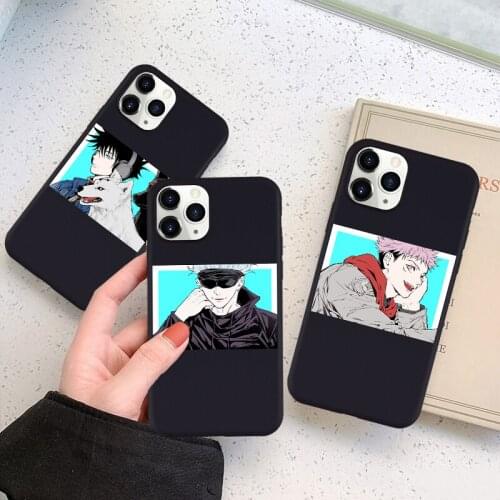 Japanese Comics Jujutsu Kaisen Phone Case for iPhone 11 12 Mini Pro X XR XS MAX 6 6S 7 8 Plus SE 2020 Silicone Matte Back Cover
