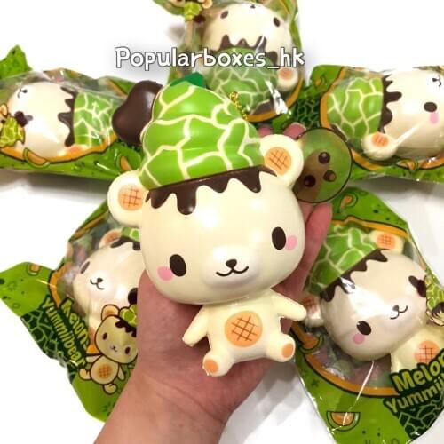 Creamiicandy melon yummiibear mascot Squishy slow rising gift