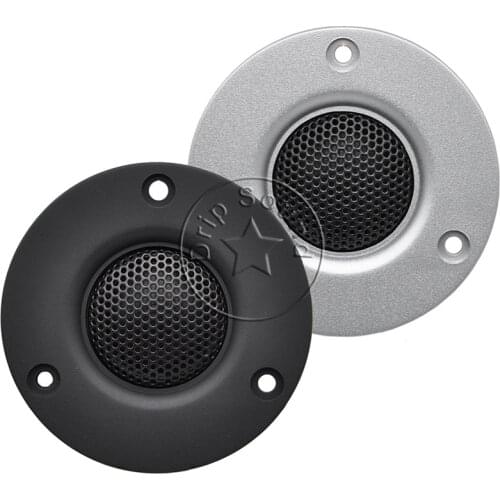 3" Inch 6Ohm 30W Silk Film Tweeter Speaker Audio Loudspeaker with Heatsink #Silver/Black #CWF