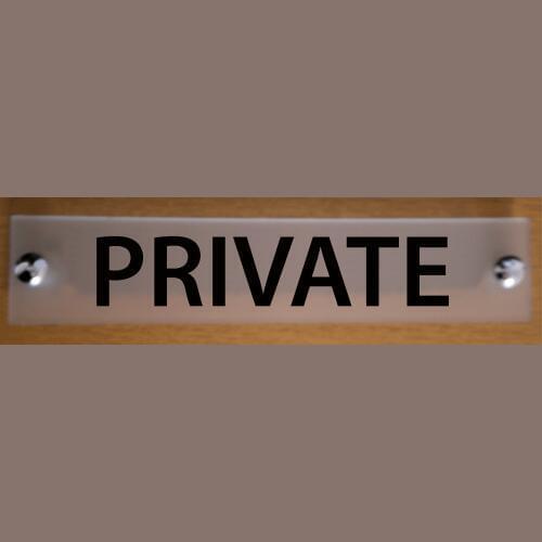 DIY House Number Customized PRIVATE OFFICE DOOR / WALL SIGN/PLAQUE- QUALITY 5MM ACRYLIC