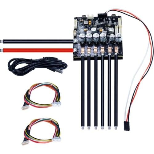 Dual FSESC6.6 Plus Based on VESC6 Electric Long Board Speed Controller 100A 12S Skateboard ESC for FLIPSKY