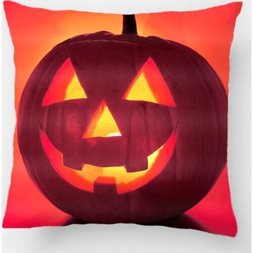 Jack-O-Lantern Halloween Party Throw Pillow Case Decorative Cushion Cover Pillowcase Customize Gift By Lvsure For Car Sofa Seat