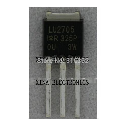 IRLU2705 LU2705 TO-251 ROHS ORIGINAL 10PCS/lot Free Shipping Electronics composition kit