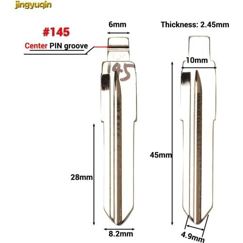 Jingyuqin KD Flip Remote Car Key Blade No.09 27 64 145 For Mazda 3 5 6 M6 MX5 RX8 Miata CX-7 CX-9 RX-8 CX-9 Uncut Blank Replace