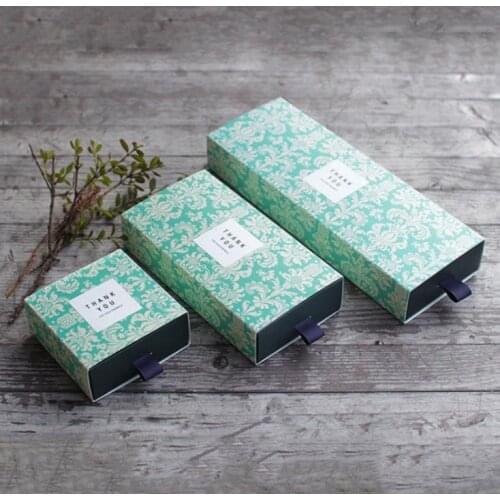 Paperboard Drawer Gift Boxes Diy Packing Box for Handmade Soap Tea/candy/cake/biscuit/chocolate Wholesale SN1394