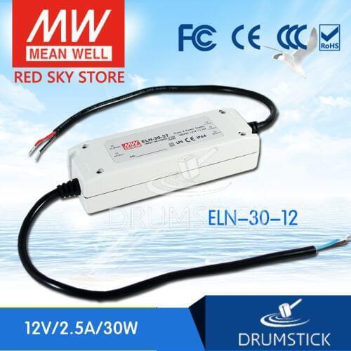 Prosperity MEAN WELL ELN-30-12 12V 2.5A meanwell ELN-30 30W Single Output LED Driver Power Supply