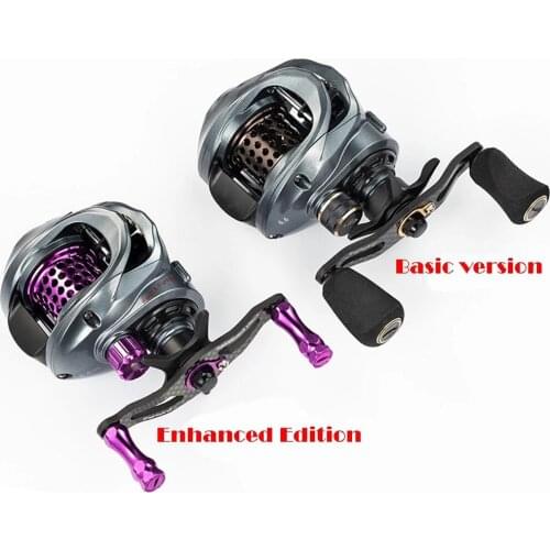 Power Wind PW100 Fishing Baitcast Reel Ultra-Light Carbon Micro-Throwing Baitcasting Reel Lightweight Casting Reels
