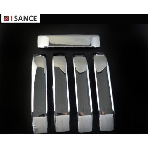 ISANCE OutSide Chrome Tailgate Door Handle Covers left Right Rear Front For Ford F-150 2007-2011 (DHFD104)