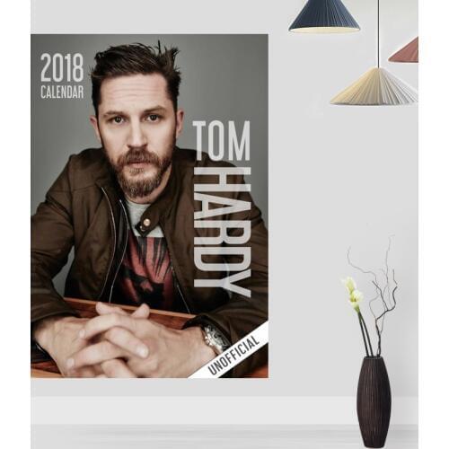 Customizable Tom Hardy Posters On The Wall Modern Vertical/Horizontal Rectangle Poster Silk Fabric Cloth Wall Art Unframed