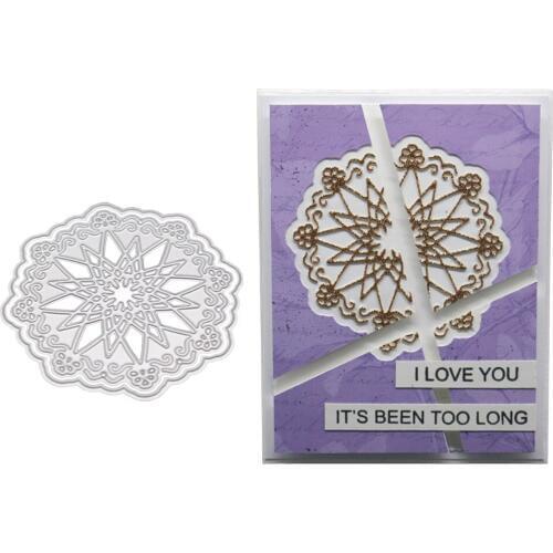 Irregular figure Metal Cutting dies flower Stencil For DIY Scrapbooking Embossing Paper Wedding Card Photo Album Making New 2019