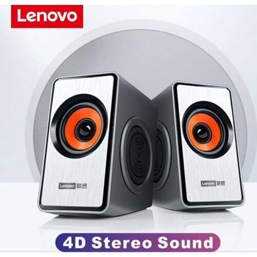 Original Lenovo Loudspeaker M550 Audio Computer Speaker for Desktop Notebook Multimedia Mobile Phone Subwoofer Wired USB Speaker