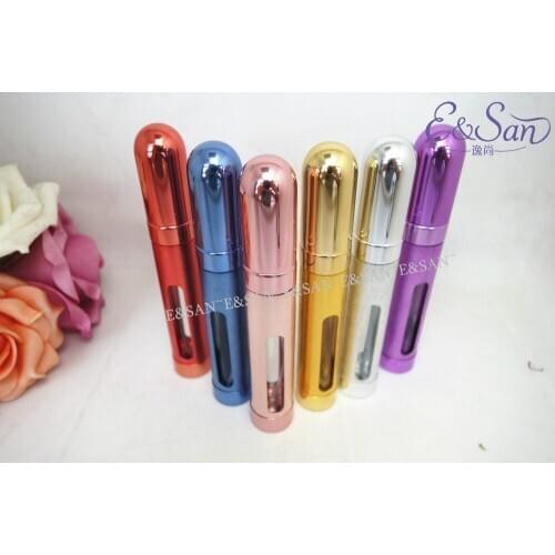 Refillable 12ml sub-bottled metal spray window split perfume bottle perfume bar portable empty bottle 10PCS/LOT