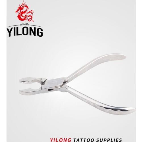 Ear Nose Lip Navel Tongue Septum Forcep Clamp Pliers Tool Surgical Steel Body Piercing Kits Hoop Ring Captive Bead C Plier
