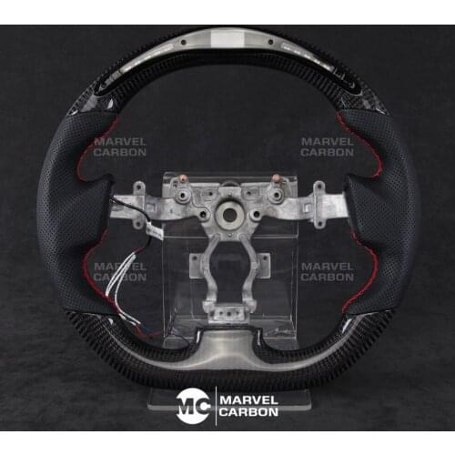 LED Performance Steering Wheel Display Compatible for Nissan GTR + 100% Real Carbon Fiber