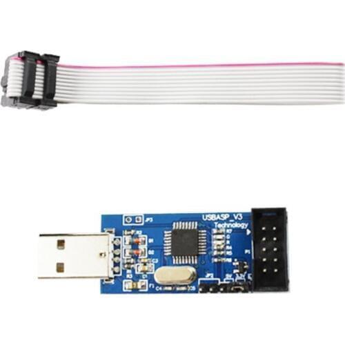 USBASP Downloader ISP Downloader 51 AVR Programmer V3 New