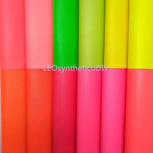 1PC 21X29CM Synthetic Letaher, Cuero Sintetico Neon Sheep Leather For Making Bows Accessories LEOsyntheticoDIY T162