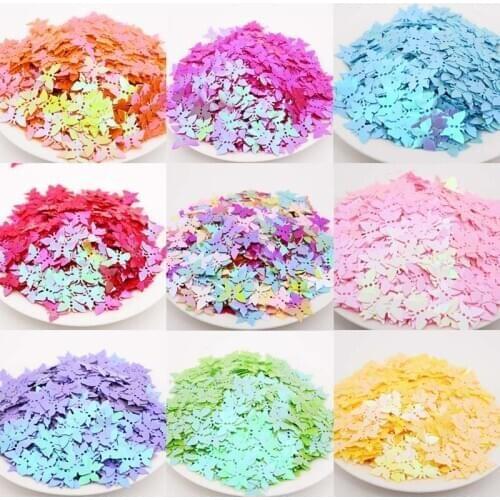 13mm Small Butterfly Sequin Nail Beauty Makeup Clothing Apparel Handmade Material Wedding Party Decoration Material