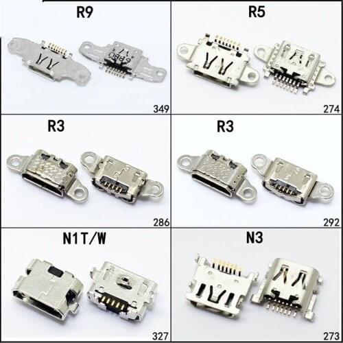 2PCS Charger Micro USB Charging Port Dock Connector Socket For OPPO R9 R5 R3 N1T/W N3