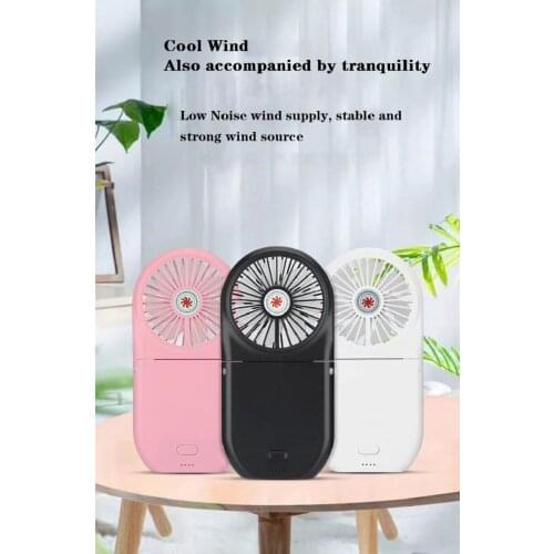 2 in 1 NEW Portable Source And Electric Fan 3 gear Multiple Charging Mode Fan Outdoor Convenient Charging Fan