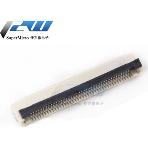 5pcs/lot FPC / FFC flexible flat cable connector 0.5mm pitch 40Pin under the flip