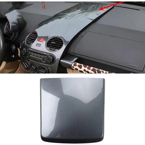 1PC Car Stickers Carbon Fiber ABS Material Instrument Panel Decoration Cover for Beetle 2003-2012