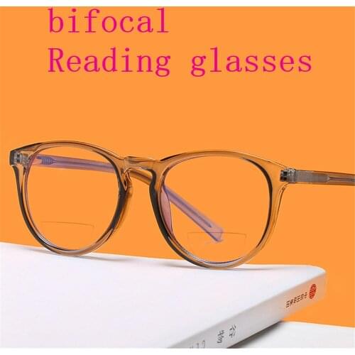 Bifocal Reading Glasses Anti Blue light Presbyopic Glasses women men Far Near Multifocal Lens Magnification Sungalsses NX