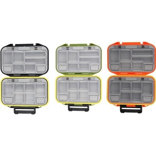 Fishing Lures Case Bait Tackle Storage Container Fishing Accessory Tools Box Compartment Fishing Sorting Bait Lure Hooks Case