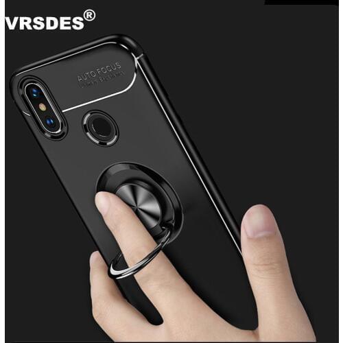 VRSDES Luxury Car Magnetic Ring TPU Cover Case For Xiaomi Redmi Note 6 pro 5 pro Mi 8 6 Redmi Note 5A Redmi 4X 4A S2 Phone Case
