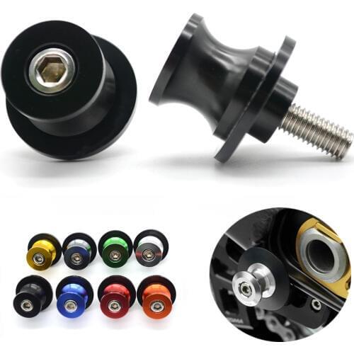 For Suzuki GSXR CNC Aluminum Motorcycle parts Swingarm Sliders Spools For Suzuki GSX-R GSXR 600 750 1000 K1 K2 K3 K4 K5 K6 K7 K8