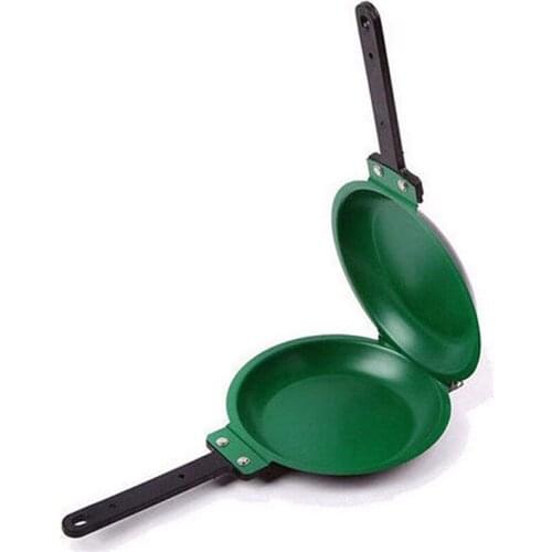 DIY Non-Stick Pan, Double-Sided Frying Pan Frying Pan Breakfast Pan, Gas and Induction Cooker Universal