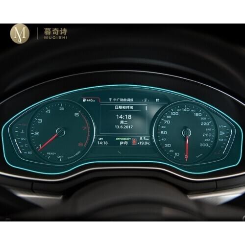 For Audi A4 A5 Q5 2016-2019Automotive interior Instrument panel membrane LCD screen TPU protective film Anti-scratch Accessories