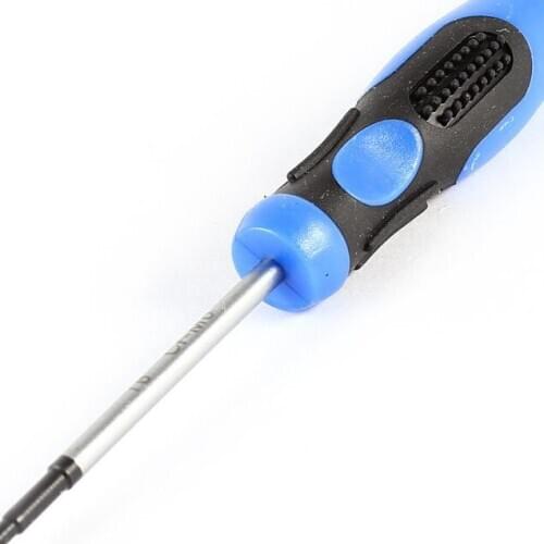 DSHA New Hot Blue Black Antislip Handle Magnet Tip T6 Security Torx Screwdriver