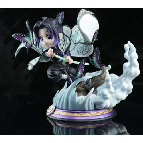 Demon Slayer Kochou Shinobu Kamado Tanjirou Nezuko Kibutsuji Muzan 17CM Action Figure Model