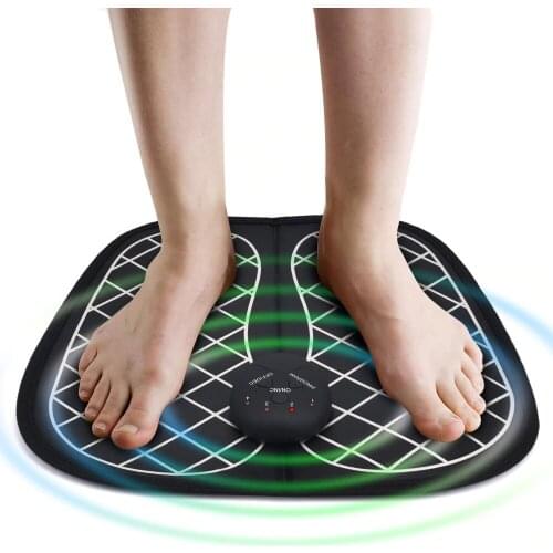 Physiotherapy Electric EMS Foot Massager Revitalizing Pedicure Tens Foot Vibrator Wireless Feet Muscle Stimulator Unisex