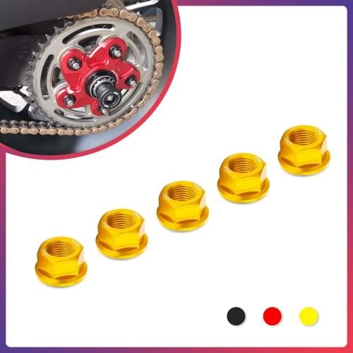 Motorcycle Rear Sprocket Cover Nuts M10*1.0 For Ducati Monster 796 797 Monster 1100 EVO Monster821