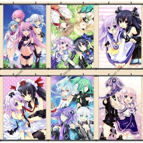 Canvas Painting Wall Art Anime Hyperdimension Neptunia Posters and Prints Home Decoration Pictures for Living Kids Room Decor