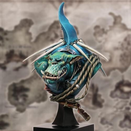 1/10 THE SHARK HUNTER BUST （NO ROPE ） toy Resin Model Miniature Kit unassembly Unpainted