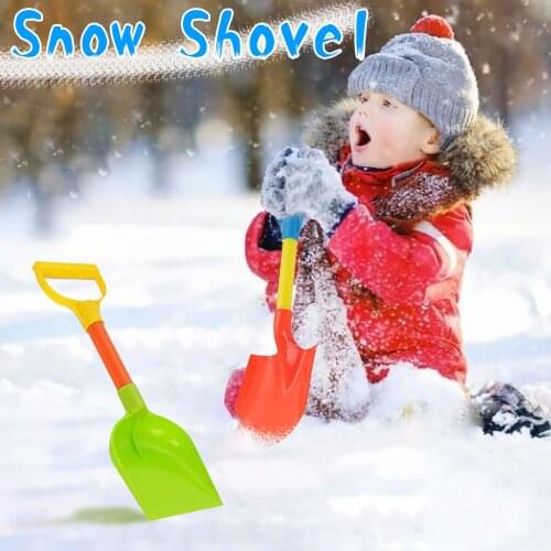 2pcs/set Children Summer Beach Toy Kids Outdoor Digging Sand Shovel Play Sand Tool Playing Snow Shovels Play House Toys L*5