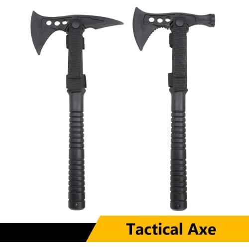 Soft Plastic Dummy Rubber Axe Outdoor Airsoft Paintball Field Cosplay Model Tactical Training Combat Replica With Cordura Case