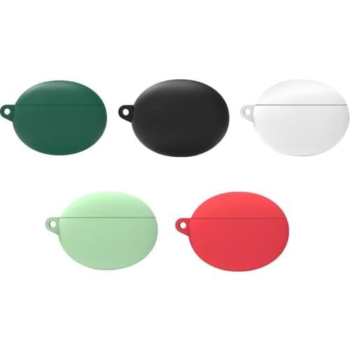 Soft Silicone Case Cover Anti-fall Earphone Protective For-Huawei Freebuds 4i Earbuds, Headphone Accessories Skin Cover, Black