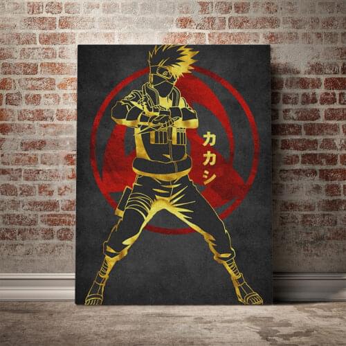 Kakashi Hatake Manga Posters and Prints Kakashi Classic Japanese Anime Canvas Painting Animation Wall Art Pictures for Home