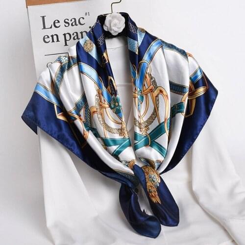 New Fashion Woman Scarf horse Pattern Print 90*90 Square scarf Sun protection Shawls Ornaments decoration Headdress Gift