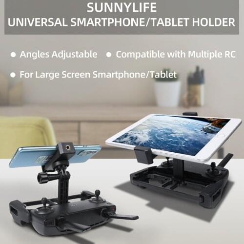 Sunnylife Remote Controller Smartphone Holder Tablet Mount with Neck Strap for DJI Mini SE / Air 2S / Mavic 2
