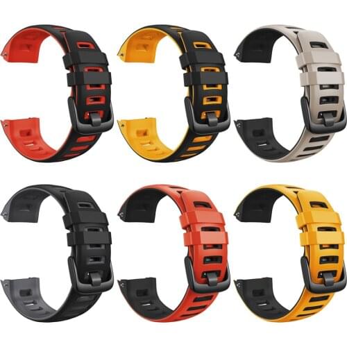 2021 New Strap For Garmin Instinct/Instinct Esports Silicone Watch Band Fashion Cool Dual Color Wrist Band Strap with Tool