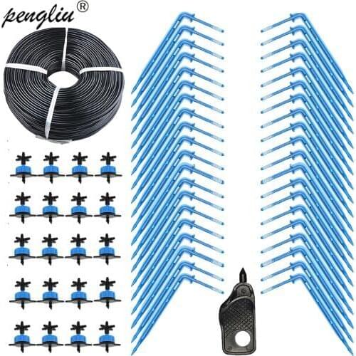 Greenhouse Drip Irrigation 4-way Drip Arrow 2-way Transmitter Irrigation Agriculture Watering System Potted set 10/20sets