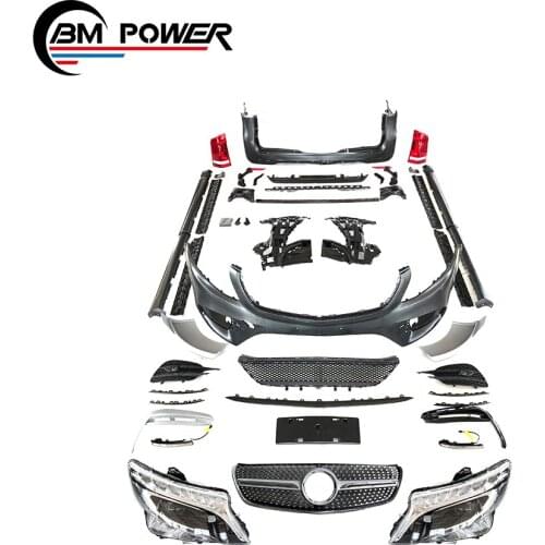 V CLASS Vito W447 to A style body kit with front bumper rear bumper diffuser side skirt grille head light tail lamp car kits