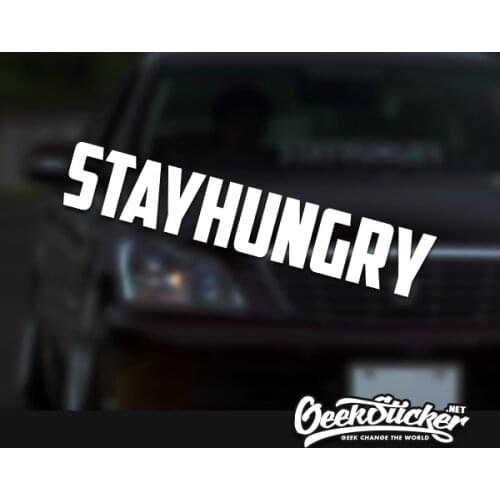 Stayhungry Waterproof Auto Car Front Window Windshield Decal reflective Sticker For Mazda Toyota BMW VW Honda Audi Car Styling
