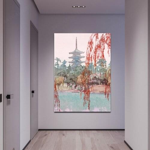 Japanese Scene III Canvas Decoration Prints Poster Pictures Home Decor Living Room Bedroom Art Painting Abstract