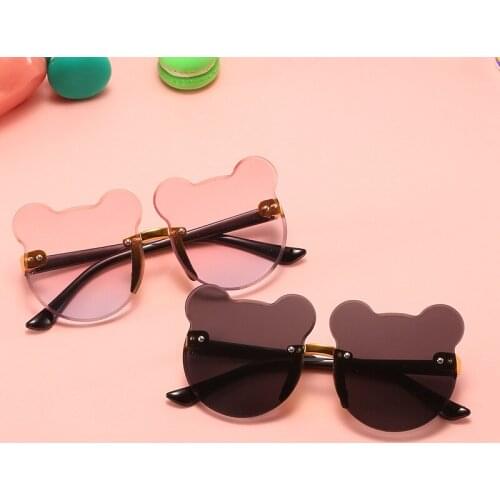 2021 Cartoon Kitty Sunglasses For Children Boys Girls Ourdoor Child Glasses With UV400 Protection