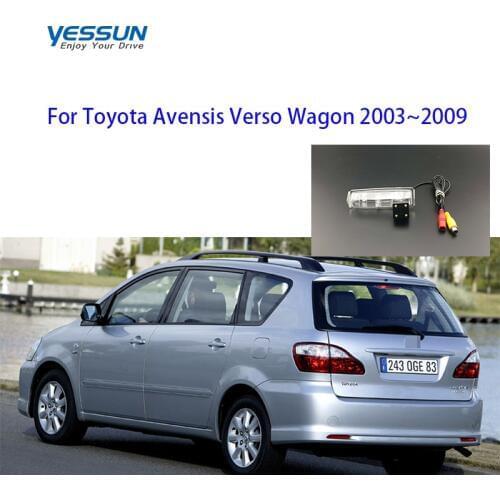Yessun License plate car camera For Toyota Avensis Verso wagon 2003~2009 CCD nightview Rear View camera/license plate led camera